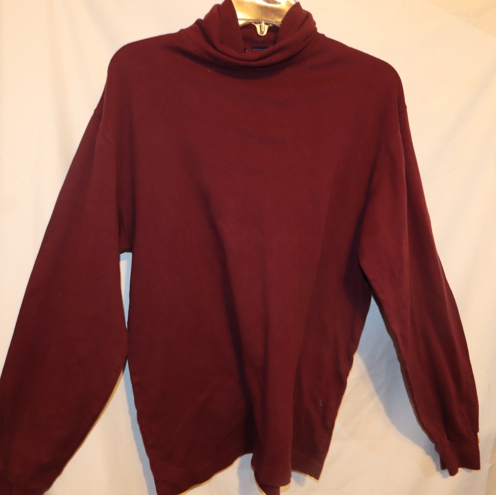Savile Row Burgundy Red Turtleneck